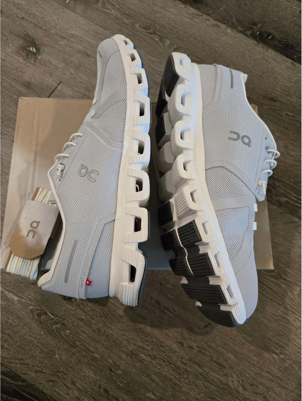 On Cloud 6 Glacier White 3MF10070070 Men's Size 13 Display Model Box